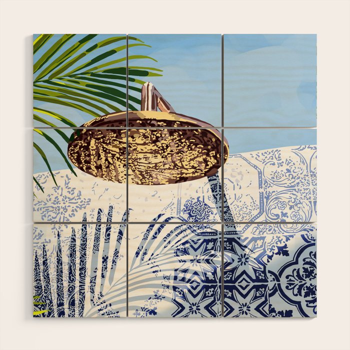Tropical Shower Wood Wall Art Gallery Image 1