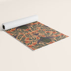 Beetle and Butterfly Botanical Design Yoga Mat Gallery Image 2