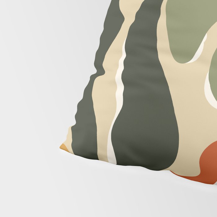 Mid-century garden Pillow Sham Gallery Image 4