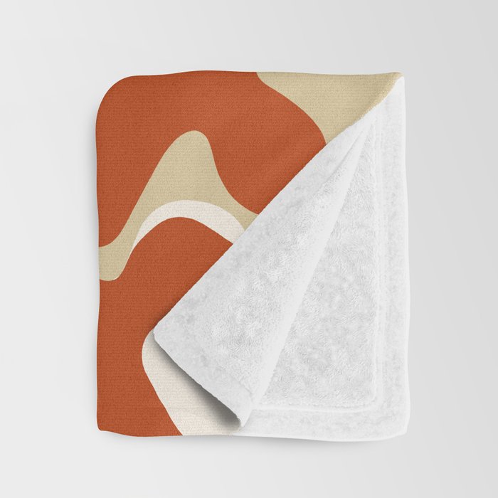 Mid-century garden Throw Blanket Gallery Image 3