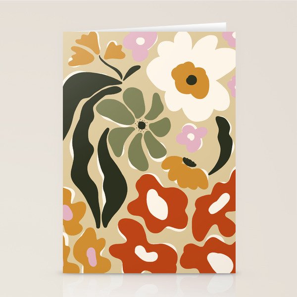 Mid-century garden Stationery Card Gallery Image 2
