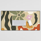 Mid-century garden Desk Mat Gallery Image 1