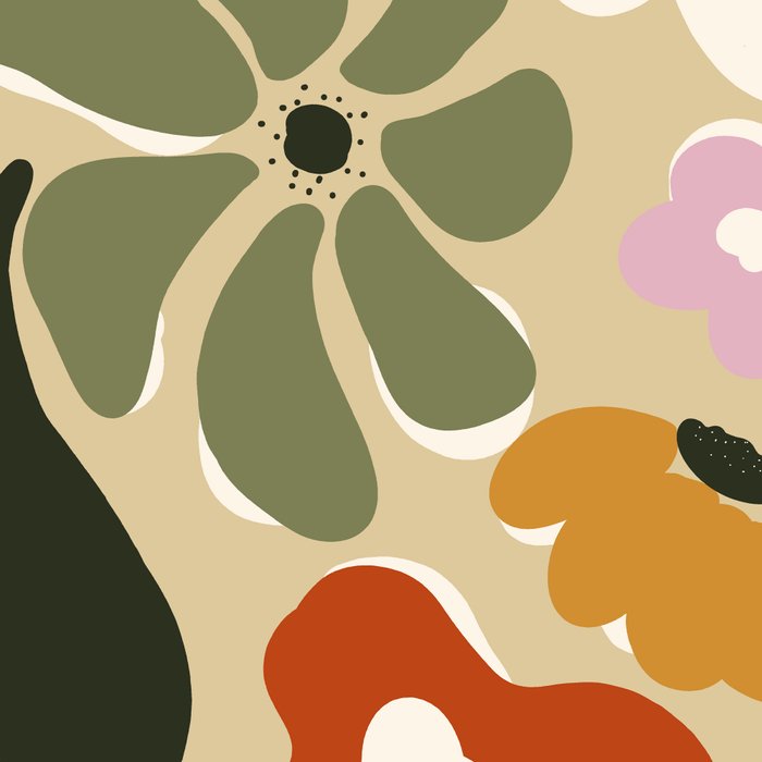 Mid-century garden Coffee Mug Gallery Image 2