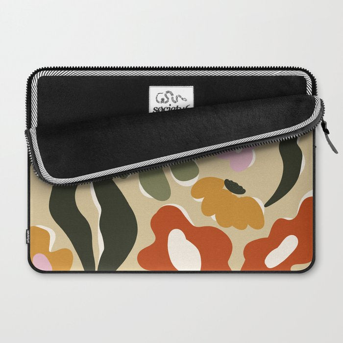 Mid-century garden Laptop Sleeve Gallery Image 2