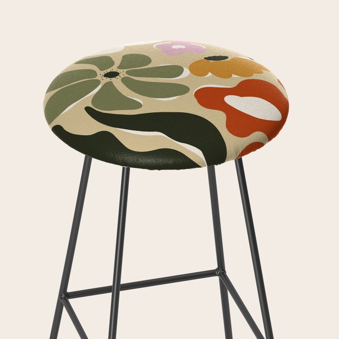 Mid-century garden Stool Gallery Image 2