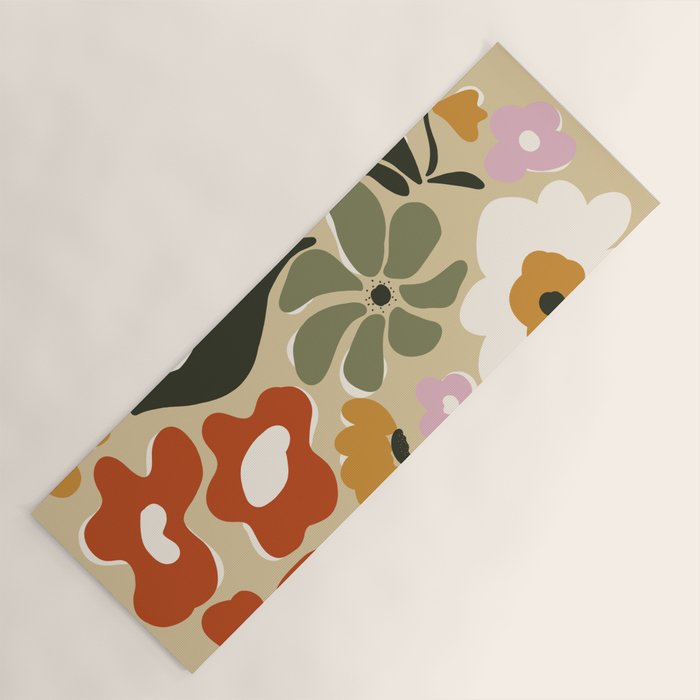 Mid-century garden Yoga Mat Gallery Image 1