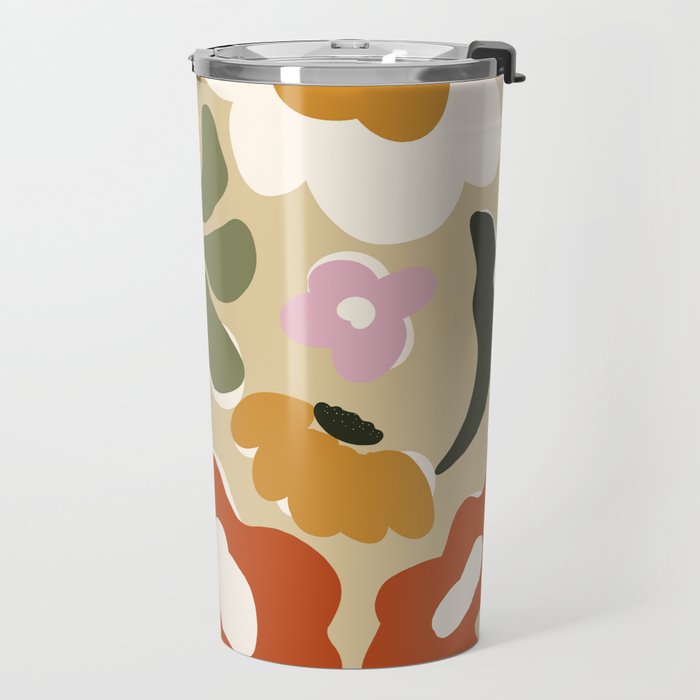 Mid-century garden Travel Mug Gallery Image 2