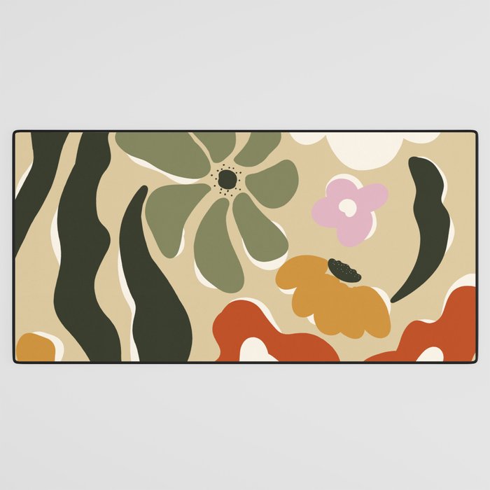 Mid-century garden Desk Mat Gallery Image 3