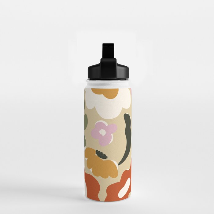 Mid-century garden Water Bottle Gallery Image 2