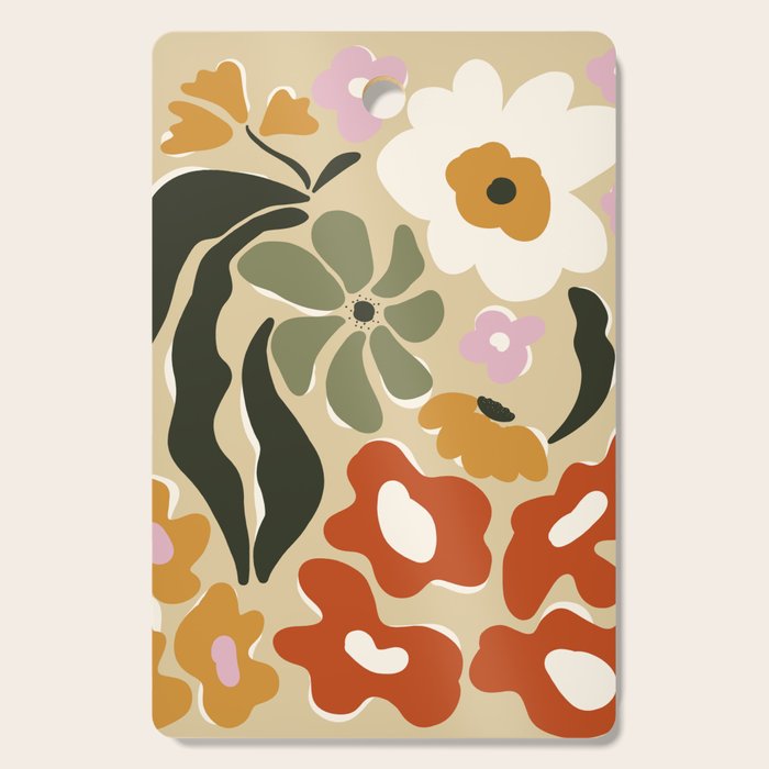 Mid-century garden Cutting Board Gallery Image 1