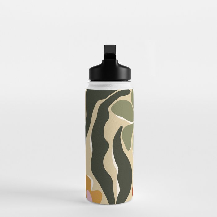 Mid-century garden Water Bottle Gallery Image 3