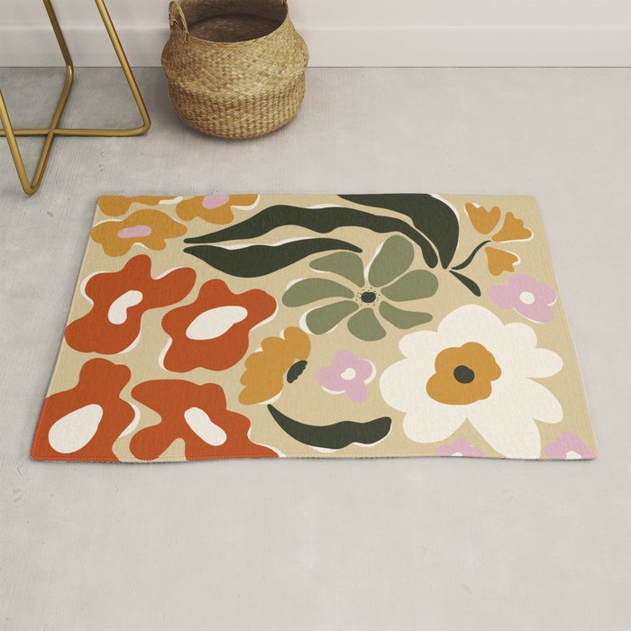 Mid-century garden Rug Gallery Image 1