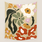 Mid-century garden Wall Tapestry Gallery Image 4