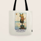 Barcelona Vintage travel poster, 1920s  Tote Bag Gallery Image 1