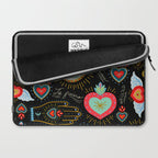 Milagro Love Hearts - Black Laptop Sleeve Gallery Image 2