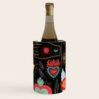 Milagro Love Hearts - Black Wine Chiller Gallery Image 3