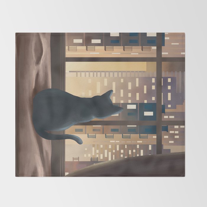 City View Throw Blanket Gallery Image 2