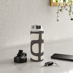 Modern Plant / Lino Print Water Bottle Gallery Image 4