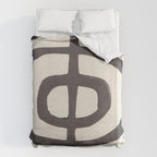 Modern Plant / Lino Print Duvet Cover Gallery Image 6