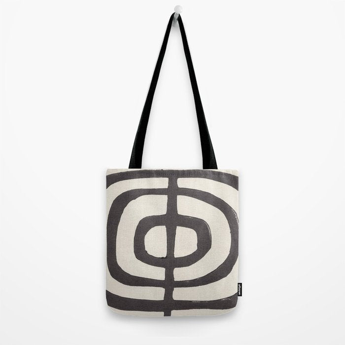 Modern Plant / Lino Print Tote Bag Gallery Image 2