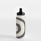 Modern Plant / Lino Print Water Bottle Gallery Image 2