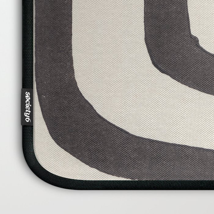 Modern Plant / Lino Print Laptop Sleeve Gallery Image 3