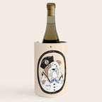 English Bulldog Sailor Illustration Wine Chiller Gallery Image 3