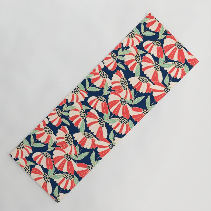 Botany pattern Yoga Mat Gallery Image 1