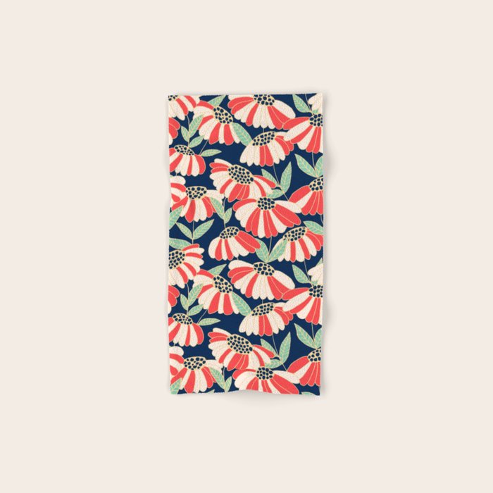 Botany pattern Bath Towel Gallery Image 1