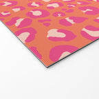 Leopard Print - Coral and Pink Welcome Mat Gallery Image 2