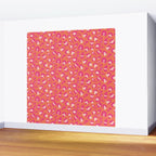 Leopard Print - Coral and Pink Wall Mural Gallery Image 2