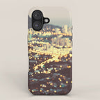 Diamond Head Sunset - Honolulu Hawaii, Abstract Travel Photography iPhone Case Gallery Image 1