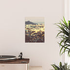 Diamond Head Sunset - Honolulu Hawaii, Abstract Travel Photography Poster Gallery Image 2