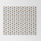 Retro Ladies Pattern Throw Blanket Gallery Image 2