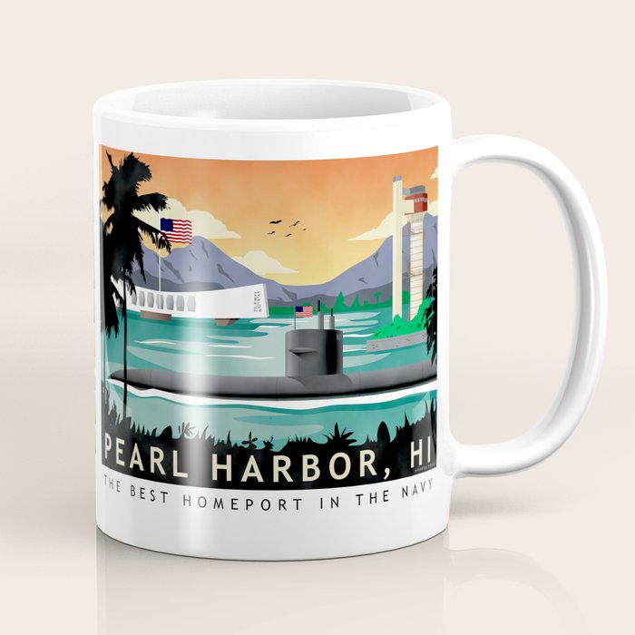 Pearl Harbor, HI - Submarine Homeport Coffee Mug Gallery Image 1
