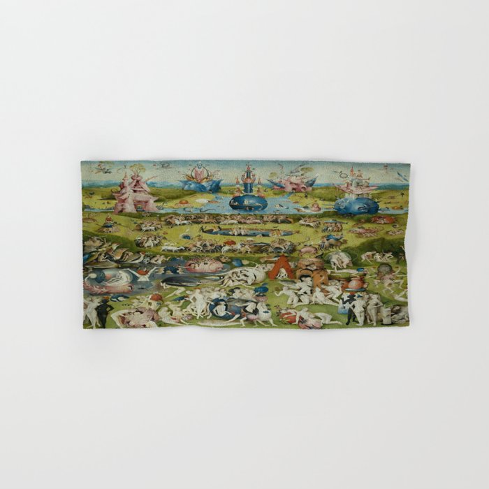 Hieronymus Bosch The Garden of Earthly Delights Bath Towel Gallery Image 1