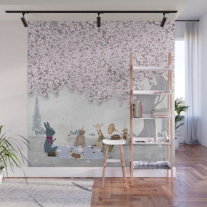 little blossom tree Wall Mural Gallery Image 1