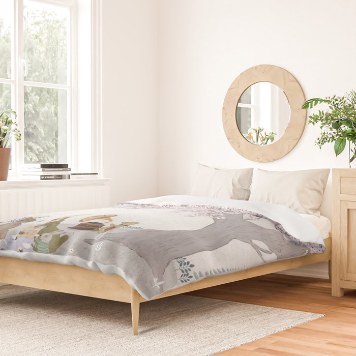 little blossom tree Duvet Cover Gallery Image 2