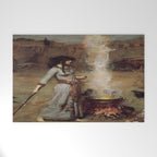 John William Waterhouse The Magic Circle Welcome Mat Gallery Image 1