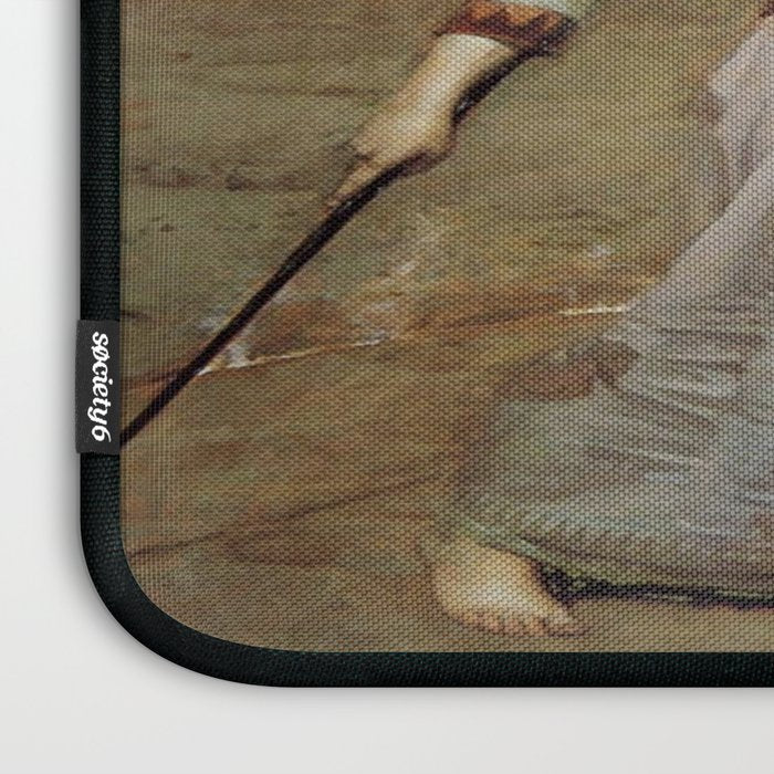 John William Waterhouse The Magic Circle Laptop Sleeve Gallery Image 3