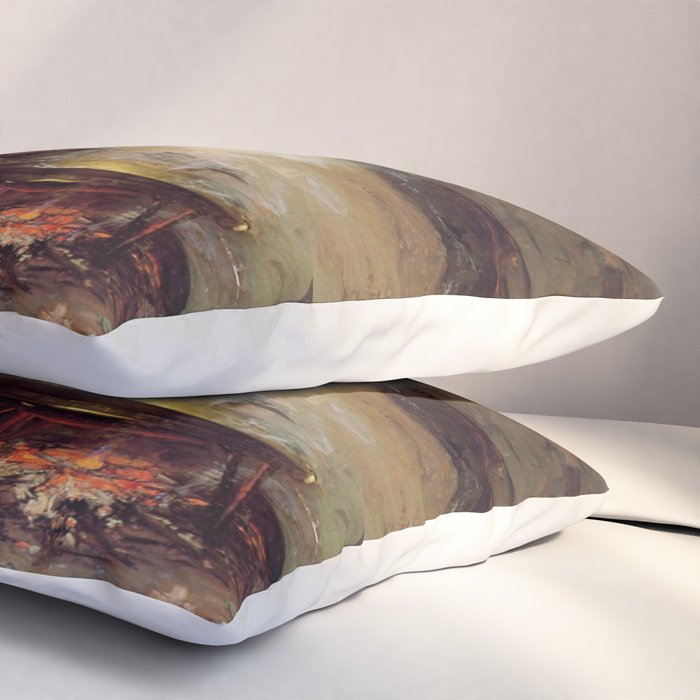 John William Waterhouse The Magic Circle Pillow Sham Gallery Image 3