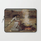 John William Waterhouse The Magic Circle Laptop Sleeve Gallery Image 1