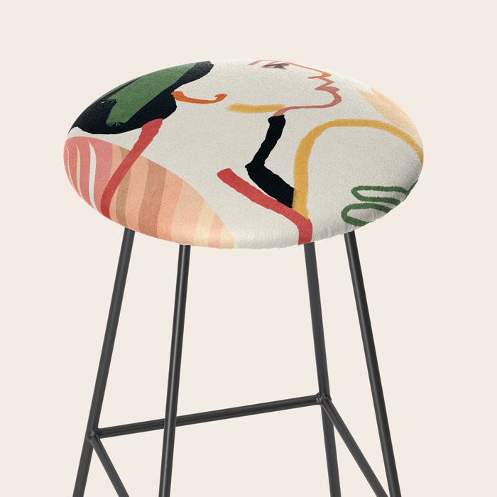 Colorful Garden III Stool Gallery Image 2