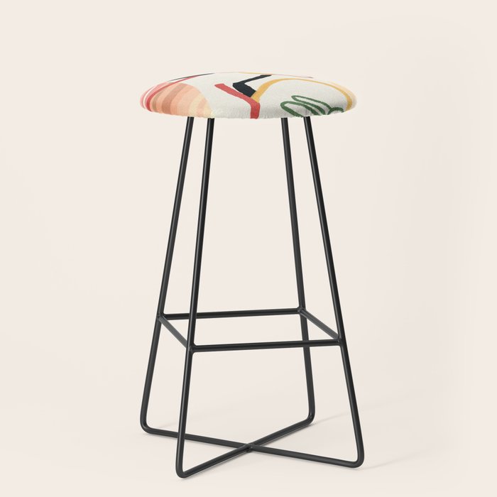 Colorful Garden III Stool Gallery Image 1