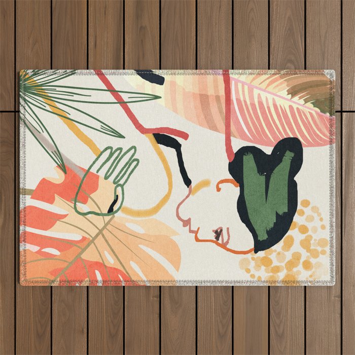 Colorful Garden III Outdoor Rug Gallery Image 1