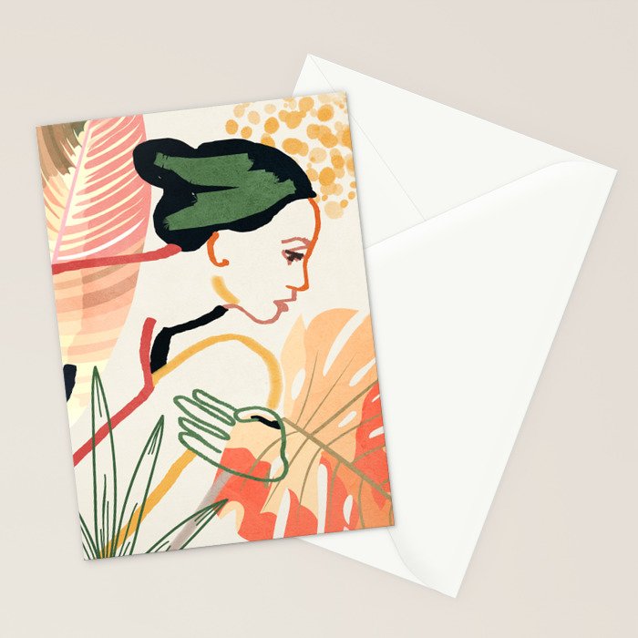 Colorful Garden III Stationery Card Gallery Image 2