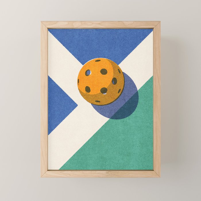 BALLS / Pickleball I Mini Art Print Gallery Image 1
