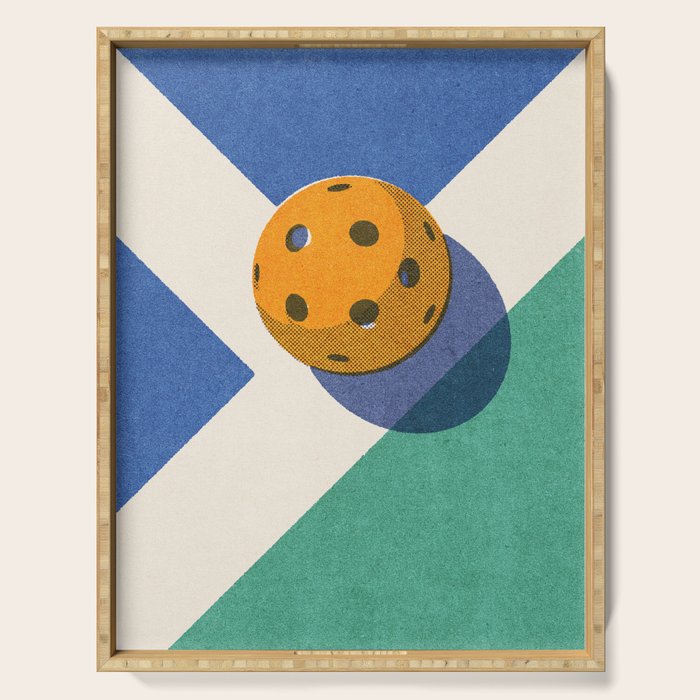 BALLS / Pickleball I Serving Tray Gallery Image 1