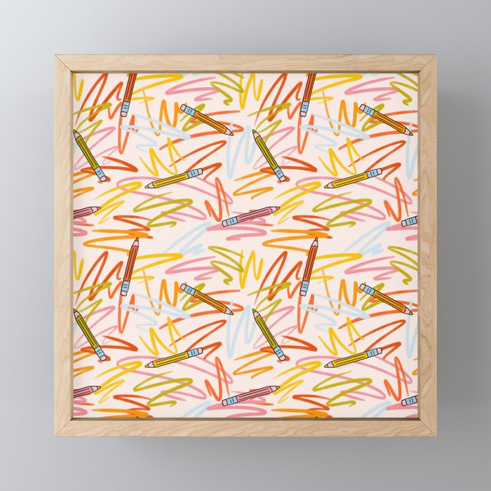 Pencil Print Mini Art Print Gallery Image 1