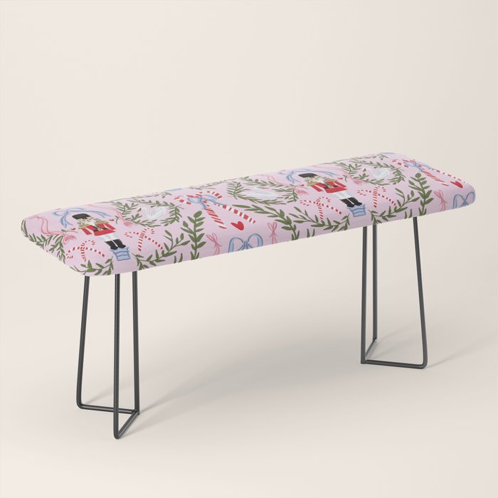 Nutcracker Holiday Pattern Bench Gallery Image 1